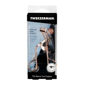 Tweezerman rose gold finish highlights durable stylish professional look