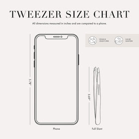Tweezerman in hand demonstrating ergonomic use and steady plucking