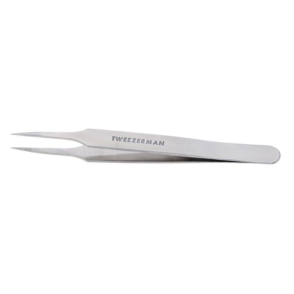 Tweezerman front packaging showing stainless splintertweeze for precise removal