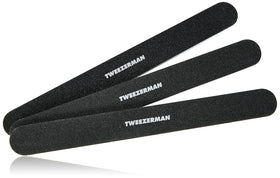 Tweezerman front packaging showing three 7-inch professional files for reliable shaping