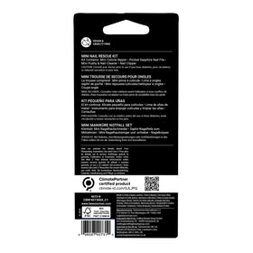 Tweezerman metal file texture close-up smoothing nail edges efficiently