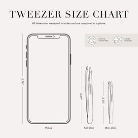 Tweezerman point tip close-up showing sharp tip for extracting single hairs