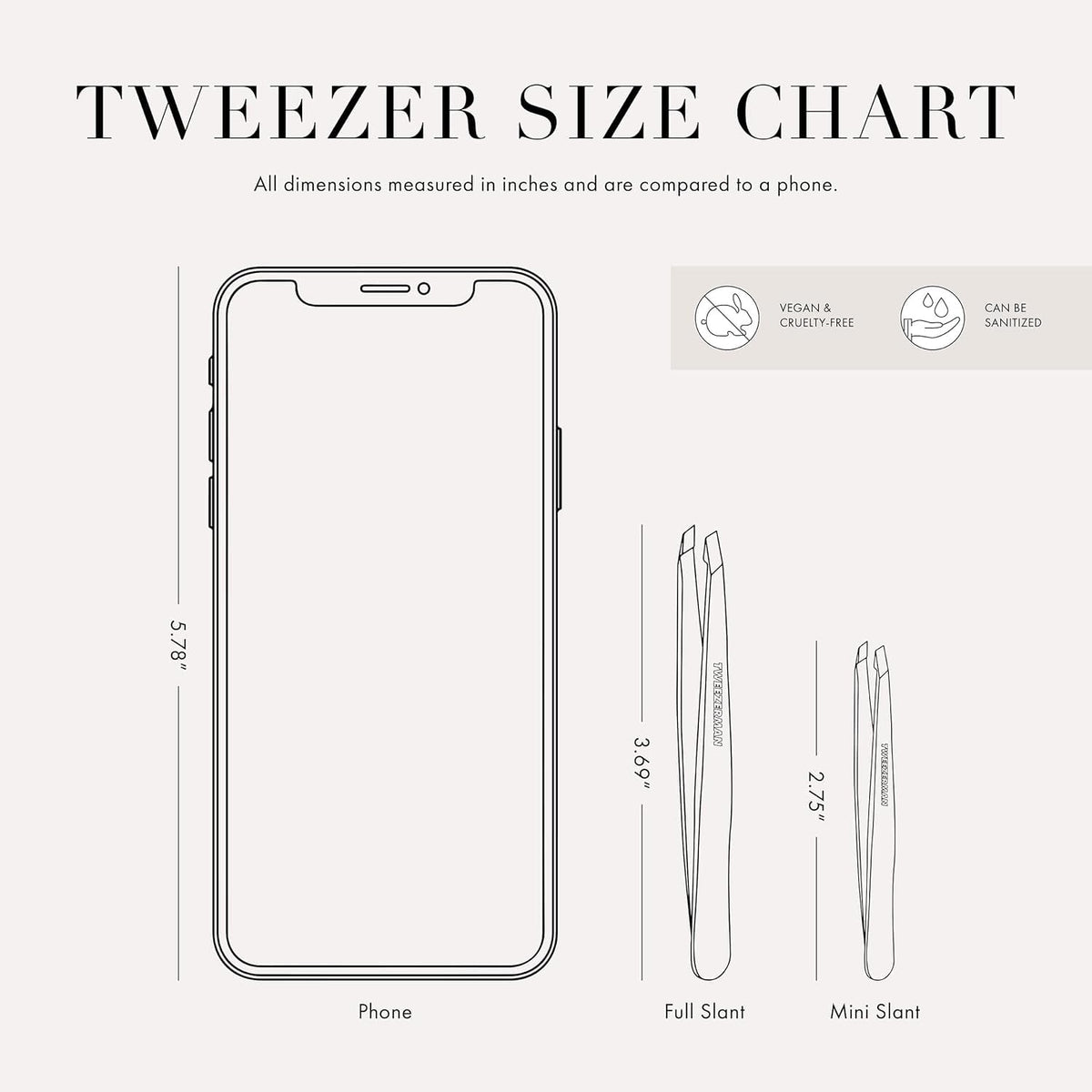 Tweezerman tweezer in use shaping an eyebrow for precise hair removal and neat grooming results