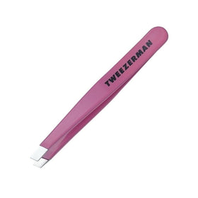 Tweezerman mini slant with packaging showing included protective insert for safe storage