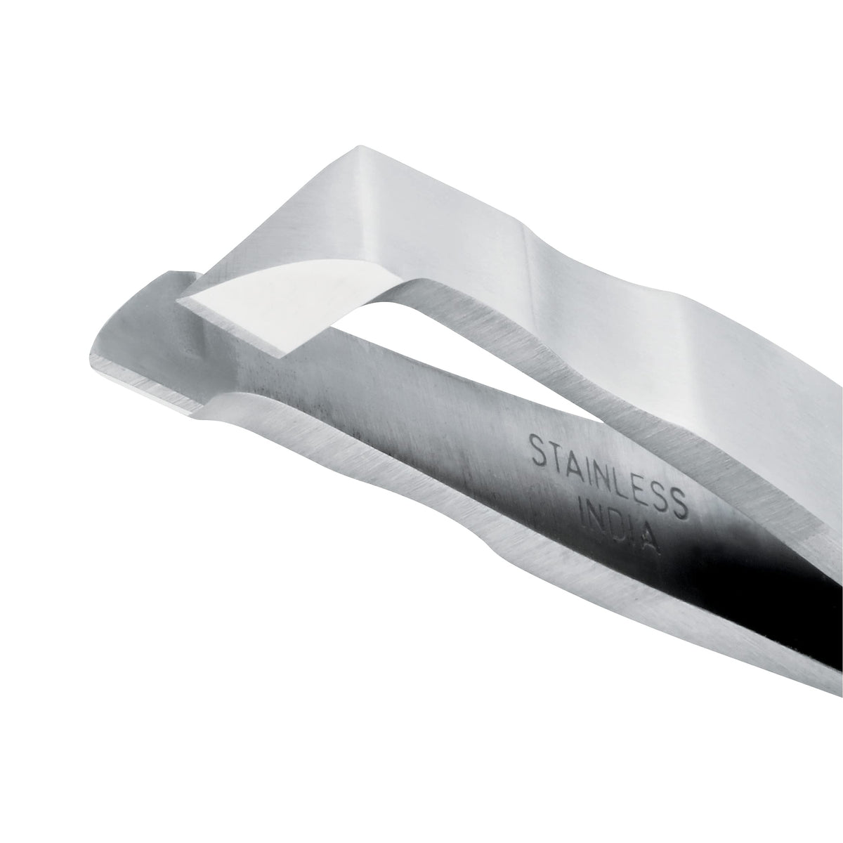 Tweezerman stainless steel finish emphasizing corrosion resistance and durability