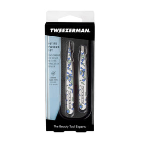 Tweezerman paisley pouch fabric pattern highlighting stylish protective storage