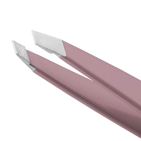 Tweezerman Purple Wisteria hand-filed tips detail for reliable hair grip