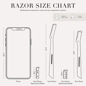 Tweezerman razor on bathroom vanity showing storage and everyday use benefits