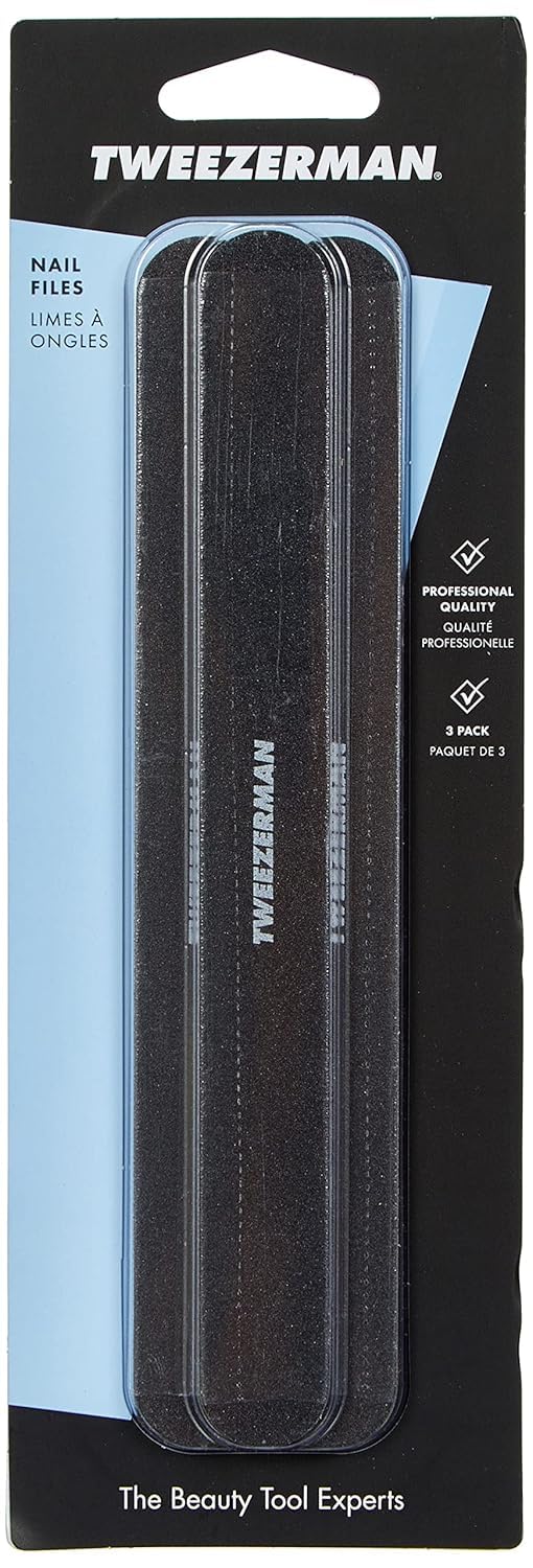 Tweezerman files on salon table illustrating professional performance and convenience