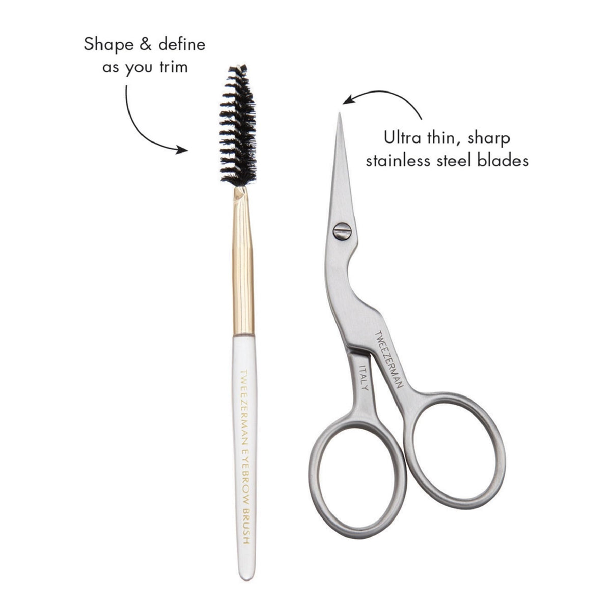 Tweezerman size comparison beside coin showing compact travel-friendly benefit