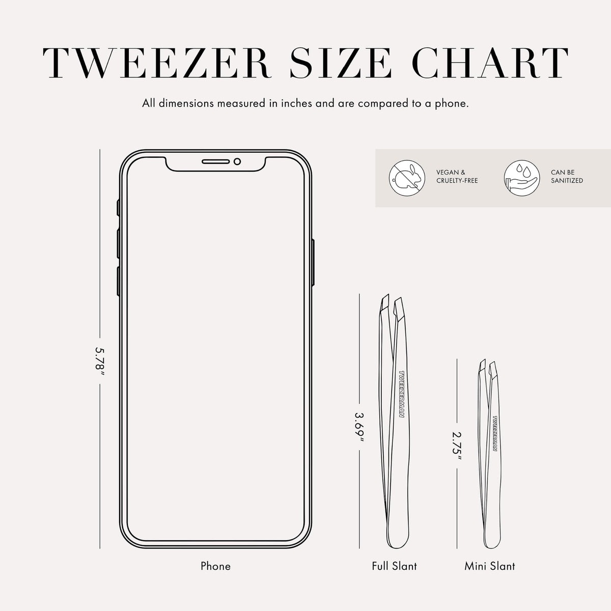 Tweezerman tweezer beside warm washcloth illustrating pore prep for gentler hair removal