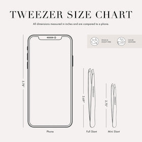Tweezerman tweezer beside warm washcloth illustrating pore prep for gentler hair removal
