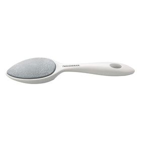 Tweezerman Sole Smoother front view showing ceramic stone and handle for easy callus removal