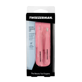 Tweezerman tea rose in hand demonstrates petite size for controlled tweeze