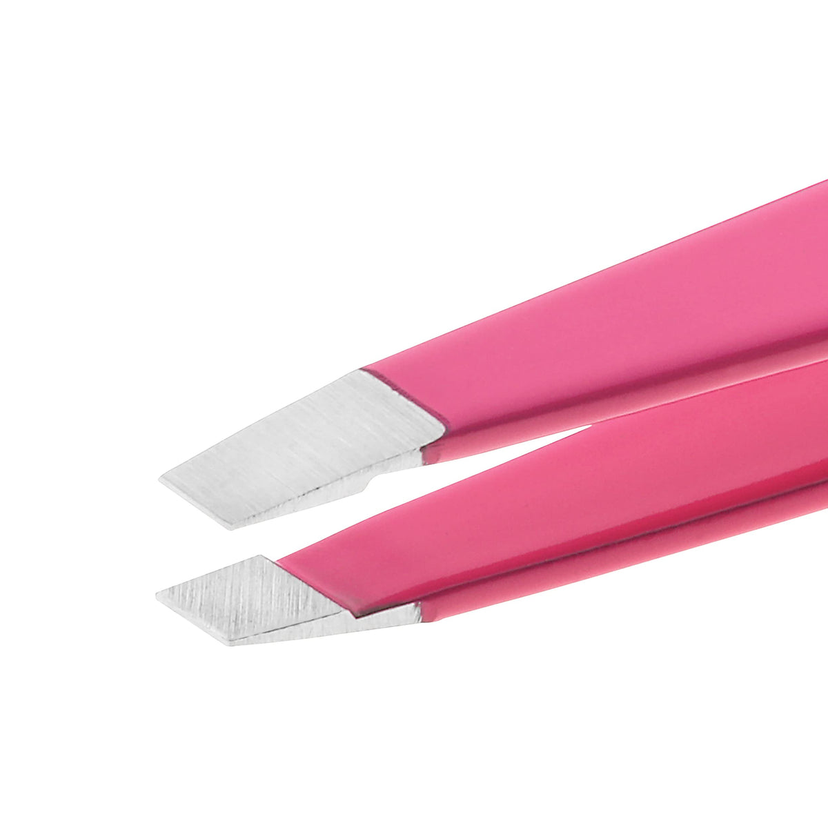 Tweezerman tips gripping a single hair showing accurate root removal benefit