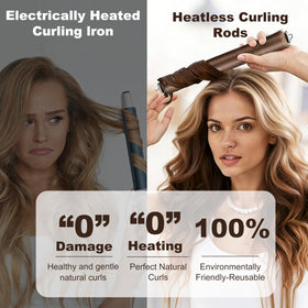 TWIGTUN finished styled curls in morning showcasing voluminous heat-free results