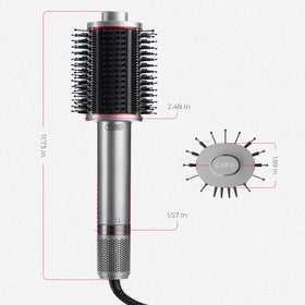 TYMO 4.0 graphic showing ions and shine for enhanced smooth finish