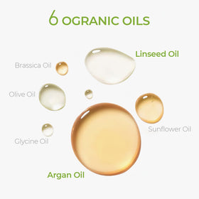 TYMO oil texture drop on hand, shows lightweight absorbent feel and shine
