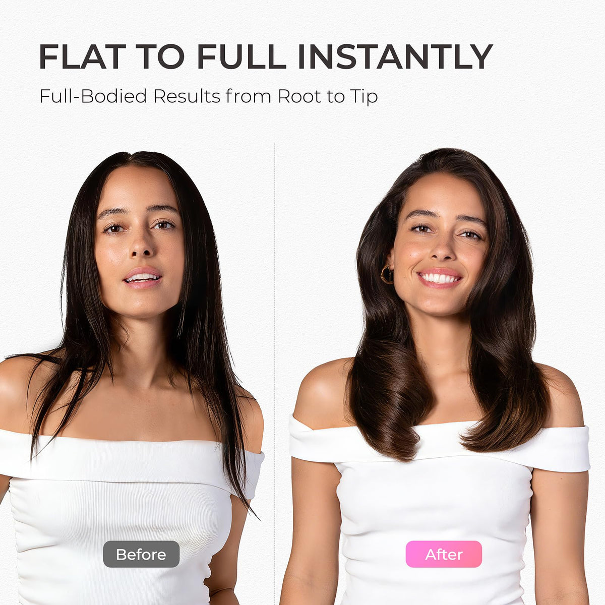 TYMO patented bristles detail showing detangling and root lift benefit