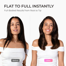 TYMO patented bristles detail showing detangling and root lift benefit