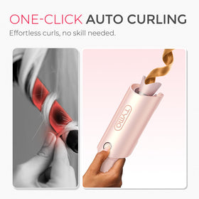 TYMO CURLPRO barrel close-up showing tourmaline ceramic for smooth styling