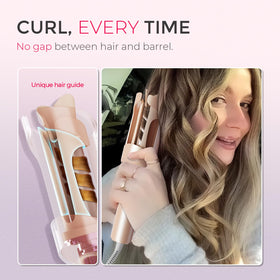 TYMO in-use on model creating beach waves fast and reducing styling effort
