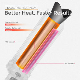 TYMO tourmaline-ceramic surface detail reducing frizz and increasing hair shine