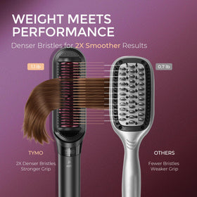 TYMO creating curls demonstrating versatile curling and wave options