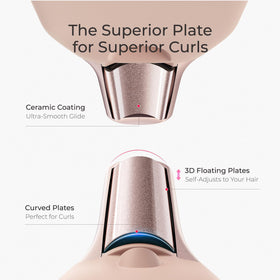 TYMO cordless mini straightener in hand for quick touch-ups benefit