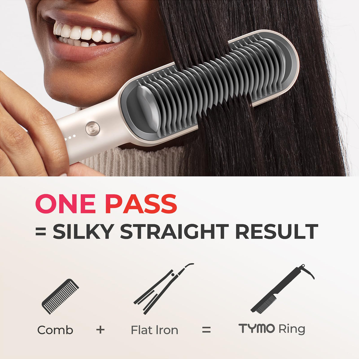 TYMO temperature controls display with five settings for customized styling