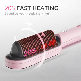 TYMO ring heating surface detail with ionic coating to enhance hair shine