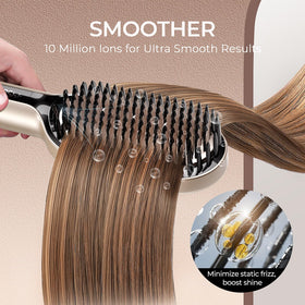 TYMO side profile highlighting cool-touch tips and anti-scald comfort benefit