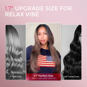 TYMO STYLUX finished hairstyle showing smooth, frizz-reduced shiny hair