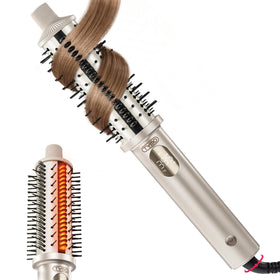 TYMO STYLUX PRO front view showing barrel and handle for versatile styling