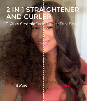 TYMO STYLUX styling in use on hair, creates volume and natural bounce