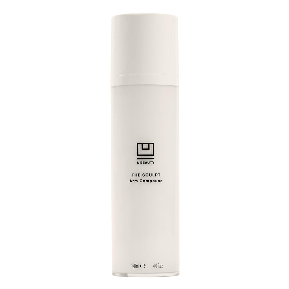 U Beauty SCULPT front packaging showing tube and branding, clear product identity and benefit