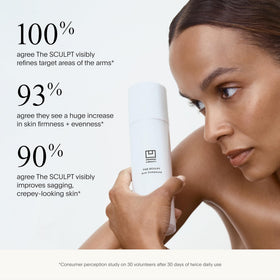 U Beauty SCULPT applied to neck area illustrating gentle lift and refined appearance