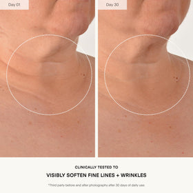 U Beauty close-up texture showing smooth serum finish for lightweight absorption