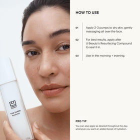 U Beauty Siren Capsule graphic highlighting targeted hyaluronic delivery
