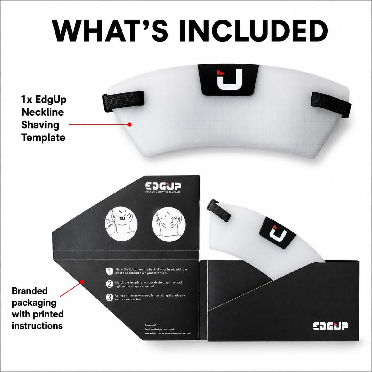 U EdgUp curved profile side view demonstrating contour fit