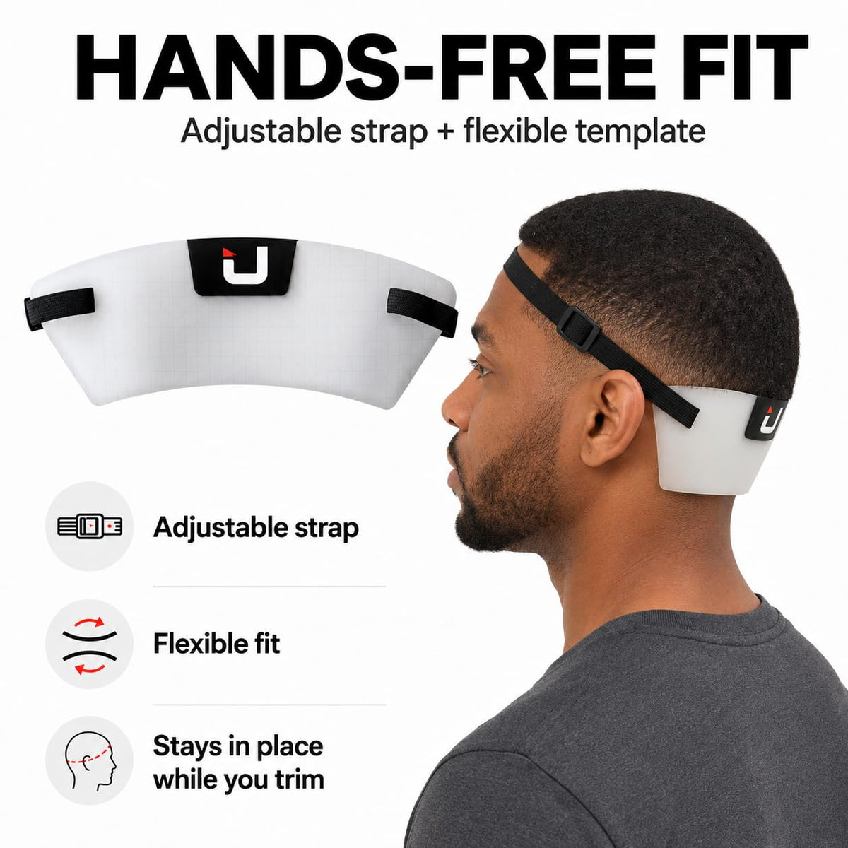 U EdgUp beside clippers showing compatibility for precise edge-ups