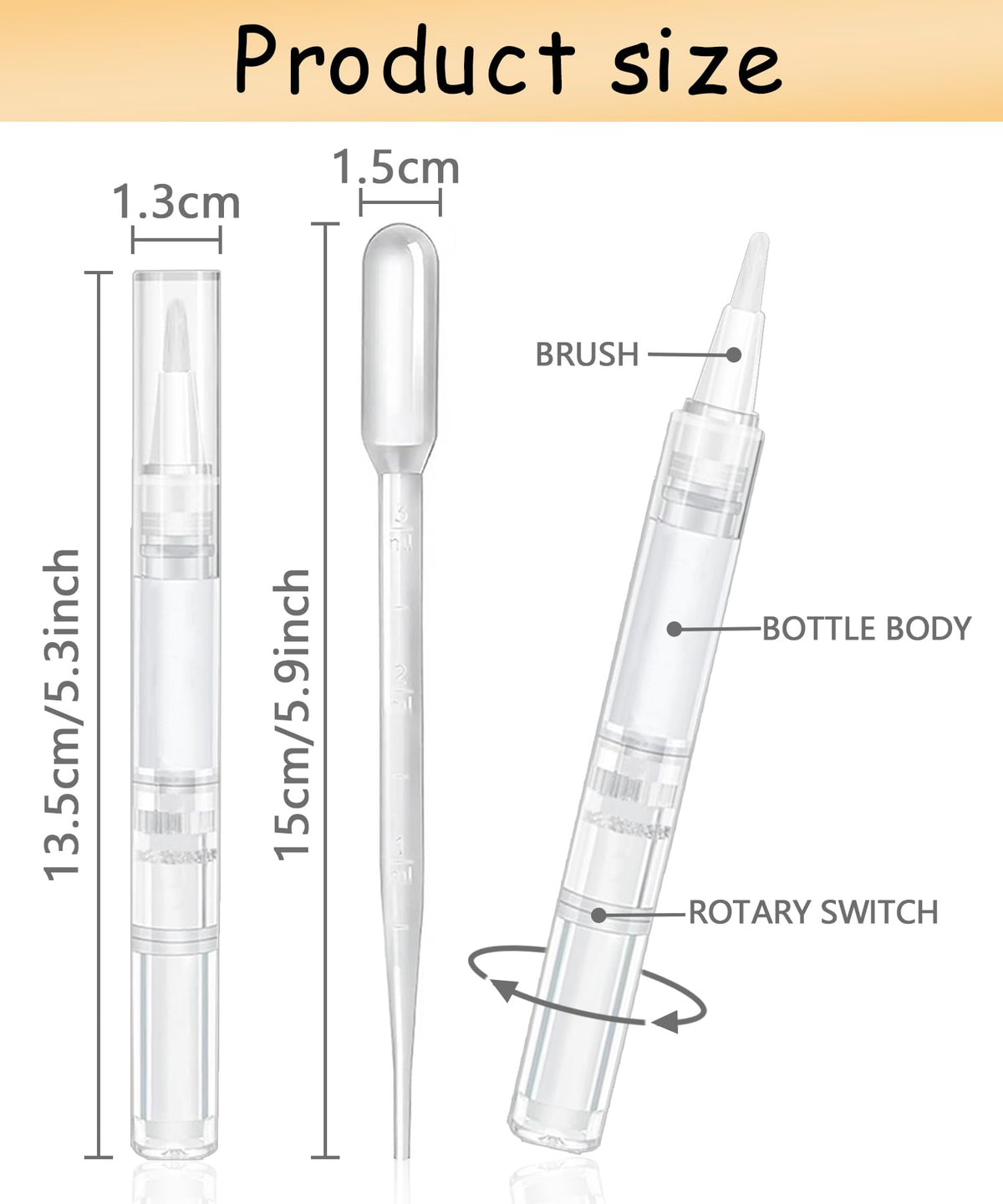 uadbau filled pen with visible 3ml level for accurate dosing