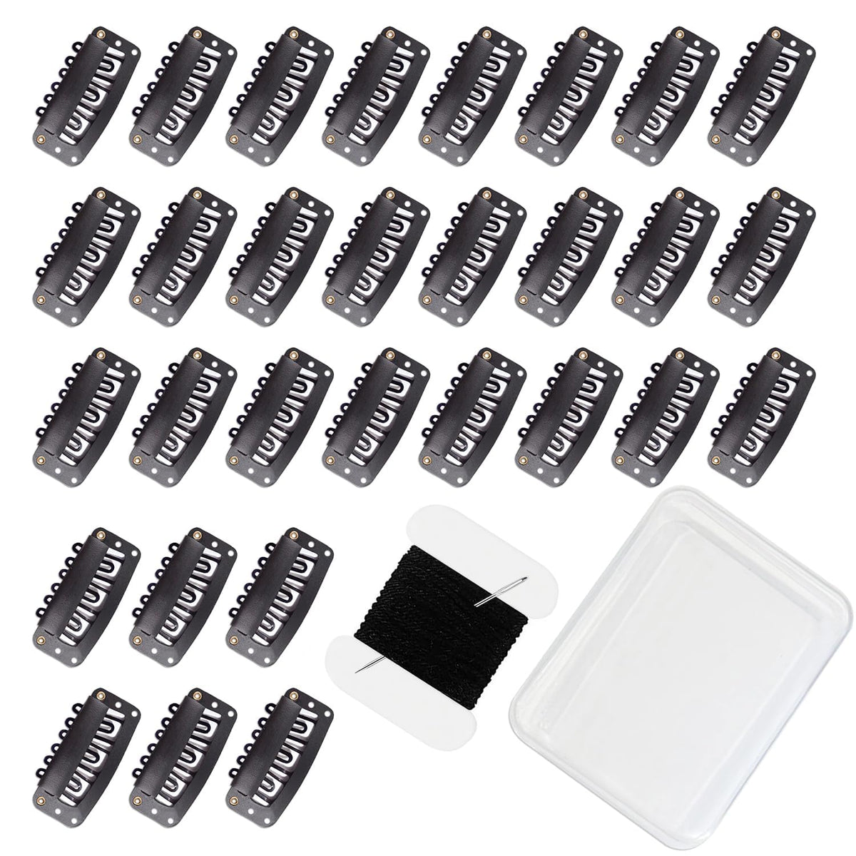 uadbau front packaging showing 30 black clips and kit benefit secure supply