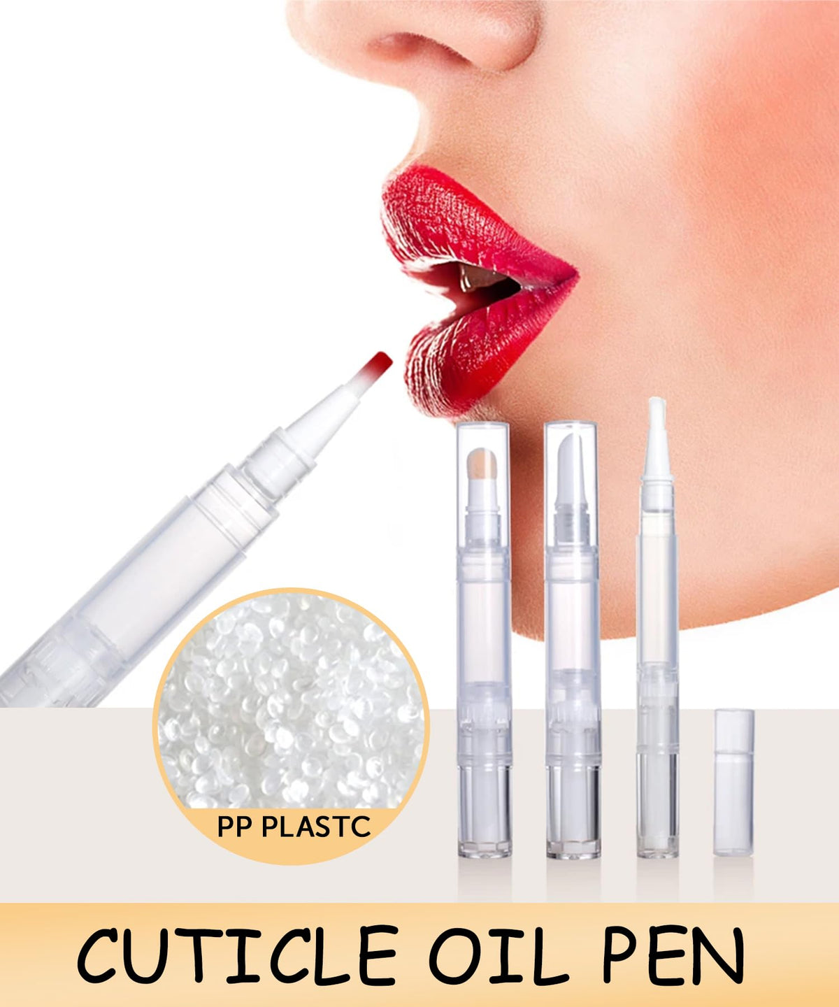 uadbau pen held next to smartphone illustrating pocket-friendly size