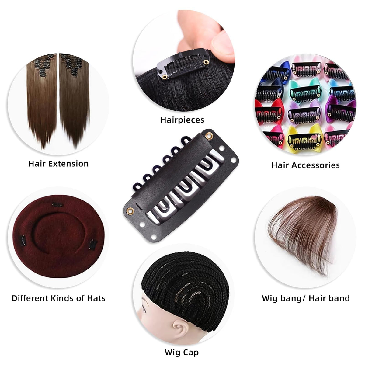 uadbau model wearing extensions with clips demonstrating discreet secure hold