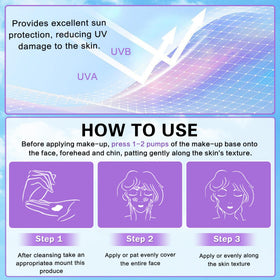 UAOE product label highlighting SPF 50 PA+++ sun protection