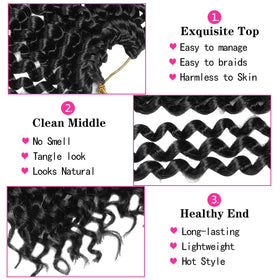 Ubeleco installed passion twists on model showcasing natural stylish look
