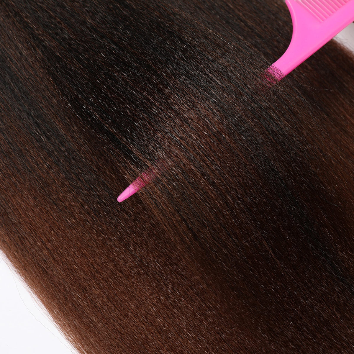 Ubeleco ombre color transition detail showing blended tones for realistic depth