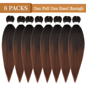 Ubeleco 24-inch hair held in hand showing true-to-size length and manageable weight
