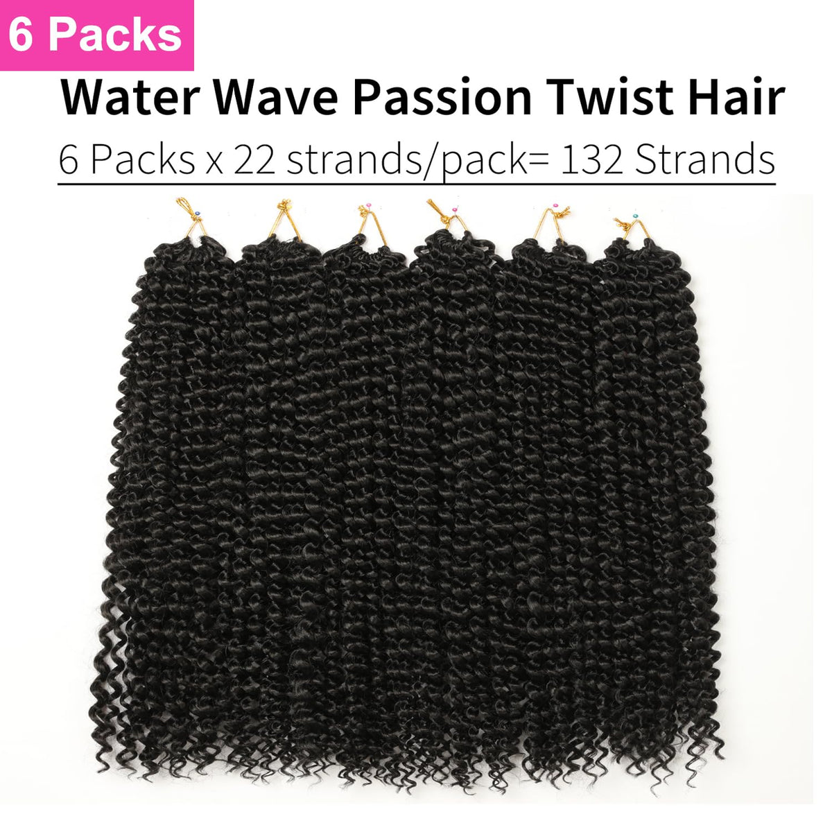 Ubeleco strands held in hand showing 18-inch length and easy handling